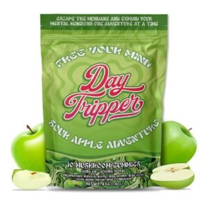 sour apple mushroom gummies | 10ct day tripper chocolate